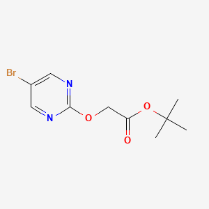 (5-Bromo-pyrimidin-2-yloxy)-acetic acid tert-butyl ester