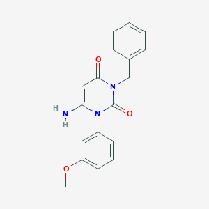 6-Amino-3-benzyl-1-(3-methoxyphenyl)uracil