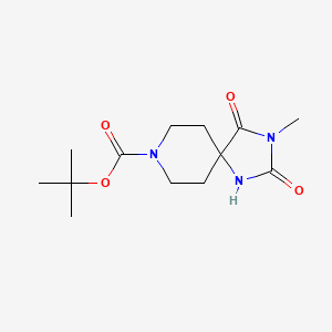 Tert-butyl 3-methyl-2,4-dioxo-1,3,8-triazaspiro[4.5]decane-8-carboxylate