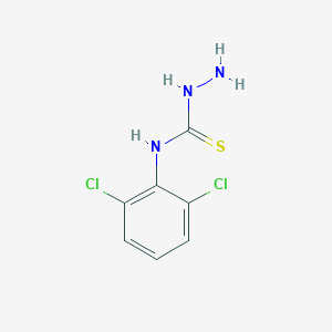 molecular formula C7H7Cl2N3S B086601 4-(2,6-Dichlorophenyl)-3-thiosemicarbazide CAS No. 13207-55-1