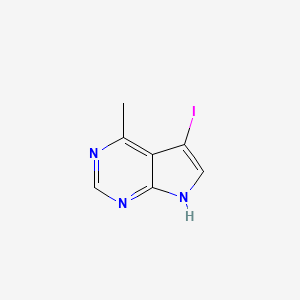 5-iodo-4-methyl-7H-pyrrolo[2,3-d]pyrimidine