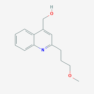 [2-(3-Methoxypropyl)-4-quinolinyl]methanol
