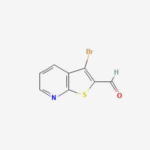 3-Bromothieno[2,3-b]pyridine-2-carbaldehyde