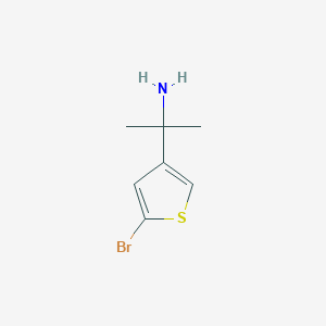 2-(5-Bromothiophen-3-yl)propan-2-amine