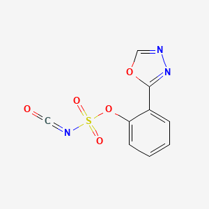 2-(1,3,4-Oxadiazol-2-yl)phenyl isocyanatosulfonate