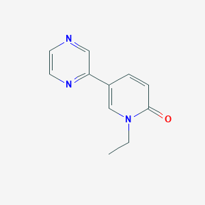 1-Ethyl-5-(pyrazin-2-yl)pyridin-2(1H)-one