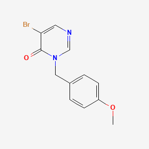 5-bromo-3-(4-methoxybenzyl)pyrimidin-4(3H)-one