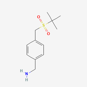 4-(2-Methyl-propane-2-sulfonylmethyl)-benzylamine
