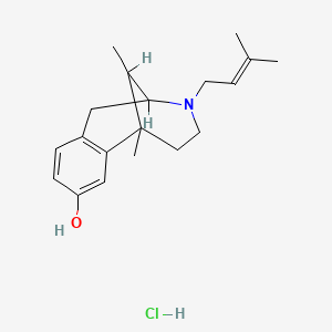 molecular formula C19H28ClNO B8660415 Pentazocine hydrochloride CAS No. 22205-05-6