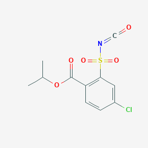 (1-Methylethyl)-4-chloro-2-(isocyanatosulfonyl)benzoate