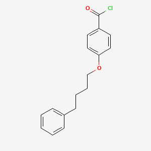 molecular formula C17H17ClO2 B8660460 4-(4-phenylbutoxy)benzoyl Chloride CAS No. 108807-05-2