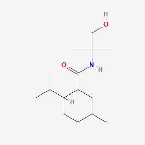 molecular formula C15H29NO2 B8660534 N-(2-Hydroxy-1,1-dimethylethyl)-2-(isopropyl)-5-methylcyclohexanecarboxamide CAS No. 39668-81-0