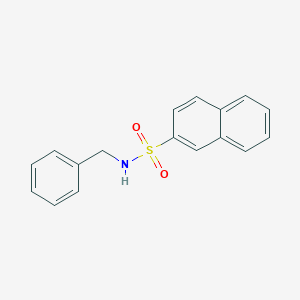 molecular formula C17H15NO2S B086607 N-benzylnaphthalene-2-sulfonamide CAS No. 71862-51-6