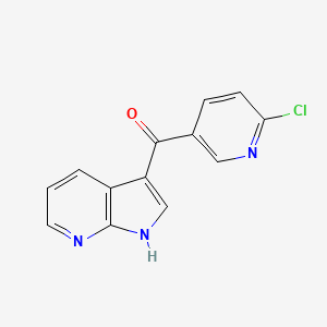 (6-Chloro-pyridin-3-yl)-(1H-pyrrolo[2,3-b]pyridin-3-yl)-methanone