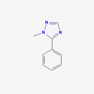 molecular formula C9H9N3 B8660755 1-Methyl-5-phenyl-1h-1,2,4-triazole 