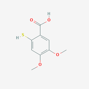 4,5-Dimethoxy-2-mercaptobenzoic acid