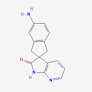 5-amino-1,3-dihydrospiro[indene-2,3'-pyrrolo[2,3-b]pyridin]-2'(1'H)-one