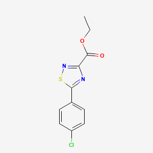 Ethyl 5-(4-chlorophenyl)-1,2,4-thiadiazole-3-carboxylate