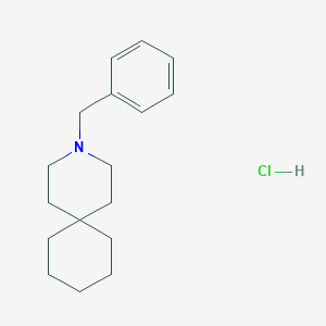 molecular formula C17H26ClN B086609 3-Benzyl-3-azaspiro(5.5)undecane hydrochloride CAS No. 1085-84-3