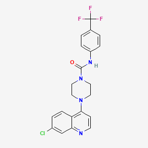 7-Chloro-4-[4-(4-trifluoromethylphenylaminocarbonyl)piperazin-1-yl]quinoline