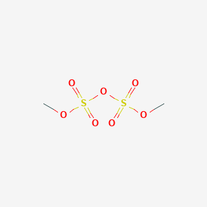molecular formula C2H6O7S2 B8660957 Dimethyl disulfate CAS No. 10506-59-9