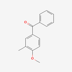 molecular formula C15H14O2 B8661101 4-Methoxy-3-methylbenzophenone CAS No. 30090-97-2