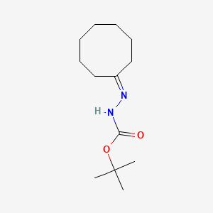 molecular formula C13H24N2O2 B8661161 N'-cyclooctylidene-hydrazinecarboxylic acid tert-butyl ester 