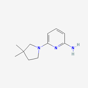 6-(3,3-Dimethylpyrrolidin-1-yl)pyridin-2-amine