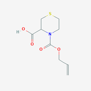 4-[(Prop-2-en-1-yloxy)carbonyl]thiomorpholine-3-carboxylic acid