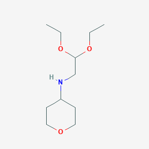N-(2,2-Diethoxyethyl)tetrahydro-2H-pyran-4-amine