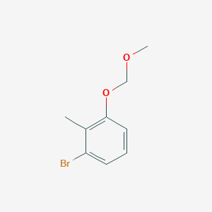 molecular formula C9H11BrO2 B8661290 1-Bromo-3-(methoxymethoxy)-2-methylbenzene 