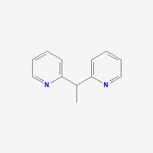 molecular formula C12H12N2 B8661296 1,1-Bis(2-pyridyl)ethane 