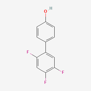 molecular formula C12H7F3O B8661392 2',4',5'-Trifluoro-biphenyl-4-ol 