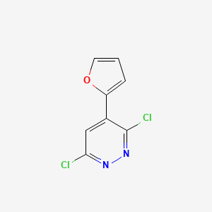 molecular formula C8H4Cl2N2O B8661516 3,6-Dichloro-4-(furan-2-yl)-pyridazine CAS No. 202931-91-7