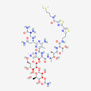 molecular formula C55H84N17O21S3+ B086616 博莱霉素 CAS No. 11116-31-7
