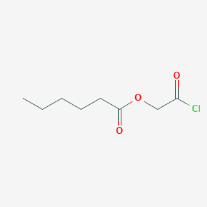 molecular formula C8H13ClO3 B8661629 2-Chloro-2-oxoethyl hexanoate CAS No. 95499-31-3