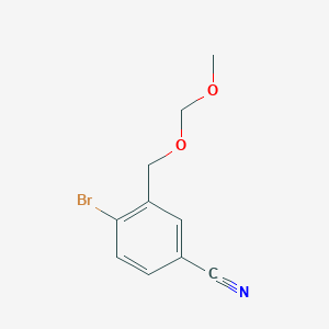 4-Bromo-3-(methoxymethoxymethyl)benzonitrile