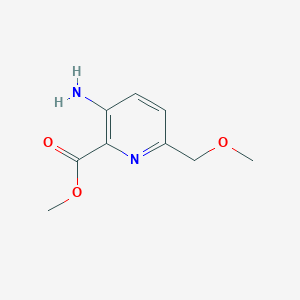 Methyl 3-amino-6-(methoxymethyl)pyridine-2-carboxylate