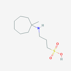 3-[(1-Methylcycloheptyl)amino]propane-1-sulfonic acid