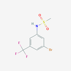 Methanesulfonamide, N-[3-bromo-5-(trifluoromethyl)phenyl]-