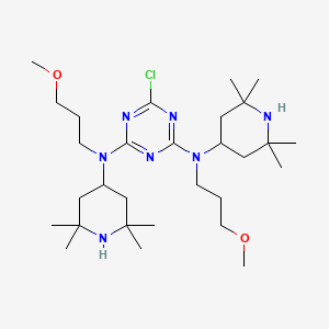 6-Chloro-N,N'-bis(3-methoxypropyl)-N,N'-bis(2,2,6,6-tetramethyl-4-piperidyl)-1,3,5-triazine-2,4-diamine