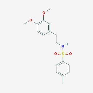 molecular formula C17H21NO4S B086618 N-[2-(3,4-dimethoxyphenyl)ethyl]-4-methylbenzene-1-sulfonamide CAS No. 14165-67-4