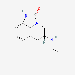 4H-Imidazo[4,5,1-ij]quinolin-2(1H)-one,5,6-dihydro-5-(propylamino)-, (5R)-