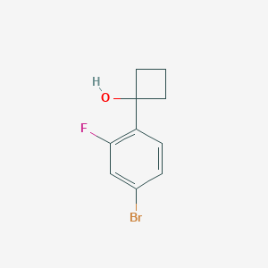 1-(4-Bromo-2-fluorophenyl)cyclobutanol