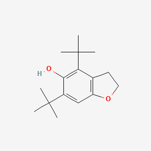 B8661973 4,6-Di-tert-butyl-2,3-dihydrobenzofuran-5-ol CAS No. 157360-00-4