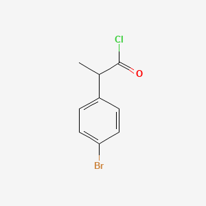 Propanoyl chloride, 2-(4-bromophenyl)-