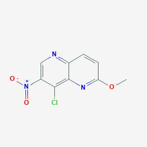 8-Chloro-2-methoxy-7-nitro-1,5-naphthyridine
