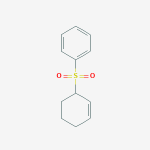 molecular formula C12H14O2S B8661988 (2-Cyclohexen-1-ylsulfonyl)benzene 