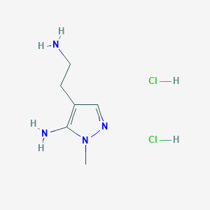 4-(2-Aminoethyl)-1-methyl-1H-pyrazol-5-amine dihydrochloride
