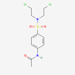 Acetanilide, 4'-(bis(2-chloroethyl)sulfamoyl)-